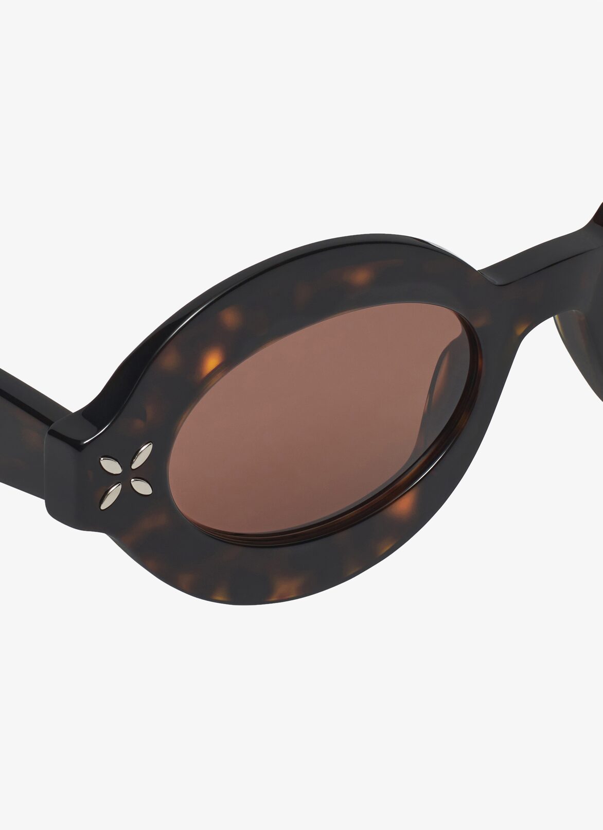 Oval sunglasses ALAÏA BROWN OVAL SUNGLASSES